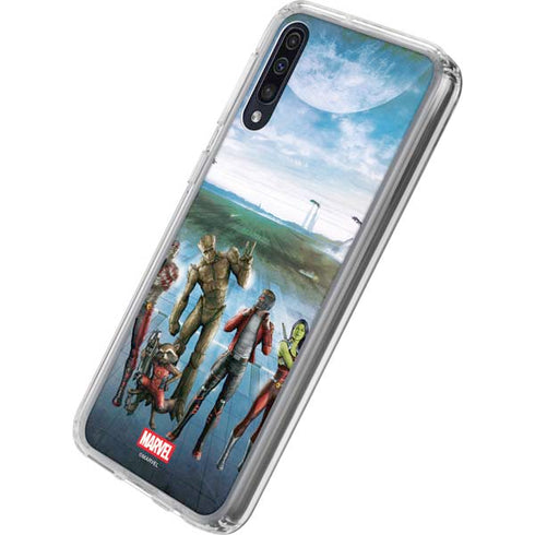 Marvel Guardians of the Galaxy Hero Squad Galaxy A50 Clear Case